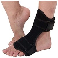Medimount Healthcare Night Foot Drop Splint Heel Support Ankle Support(Black)