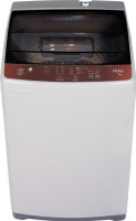 Haier 8 kg 5 Star Oceanus Wave Drum Washing Machine Fully Automatic Top Load Brown, Grey(HWM80-FE)