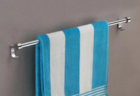 Spiry Premium 24 INCH Stainless Steel Towel Rod For Hanging Cloths With Hook 24 inch 1 Bar Towel Rod(Stainless Steel Pack of 1)