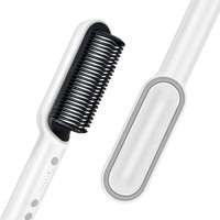 WunderVoX XVI-87DC-2 In 1 Heating Curler Straightener Comb Styler Hair Straightning Iron Hair Styler(Aura Silver)