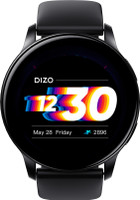 DIZO Watch R AMOLED with 45 mm Dial Size (by realme techLife)(Glossy Black Strap, Free Size)