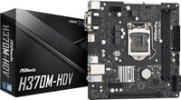ASRock H370M-HDV LGA1151/ Intel H370/ DDR4/ SATA3&USB3.2/ Micro ATX Motherboard(Black)
