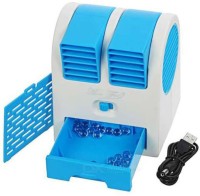 View Dressuniversal 4 L Room/Personal Air Cooler(white blue, mini cooler)  Price Online
