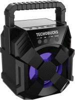 Techobucks Deep Bass High sound quality Trolley Design Bluetooth Speaker,LED,Splash proof 5 W Bluetooth Speaker(Black, Stereo Channel)