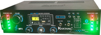 KAXTANG New Series BIG CARD Bluetooth Transistor with Dancing LED BT/USB/AUX/MP3/SD-MMC 260 W AV Power Amplifier(Black)