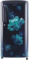 View LG 190 L Direct Cool Single Door 3 Star Refrigerator(Blue Charm, GL-B201ABCD)  Price Online