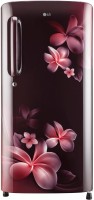LG 190 L Direct Cool Single Door 3 Star Refrigerator(Scarlet Plumeria, GL-B201ASPD) (LG)  Buy Online