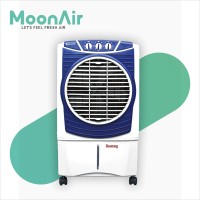 MoonAir 65 L Desert Air Cooler(White and blue, Gulmarg 65)   Air Cooler  (MoonAir)