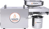 Savaliya Industries Stainless Steel Home Use Cold Press Oil Maker Machine 750 W Food Processor(Service)