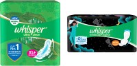 Whisper Ultra Clean 50s plus Nights XXXL+ 10s (Day and Night Pack) Sanitary Pad(Pack of 60)