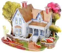 Honeybun 3D House Making Puzzle Game for Kids (Assorted House Designs)(1 Pieces)