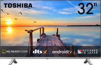TOSHIBA E35KP 80 cm (32 inch) HD Ready LED Smart Android TV with DTS Virtual X (2022 Model)(32E35KP)
