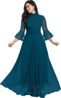 Jash Creation Anarkali Gown(Blue)