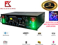 KAXTANG New Series optiplex BIG CARD Bluetooth Transistor with Dancing LED transistor 5000 W AV Power Amplifier(Black)