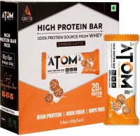 AS-IT-IS Nutrition ATOM High Protein Bar | 20g Protein | Pack of 6 (60g x 6)| Protein Bars(120 g, Cookie Latte)