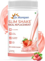 Dr. Morepen Slim Shake For Weight Management | Meal Replacement Powder | Strawberry Flavour Protein Shake(500 g, Strawberry)
