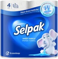 Selpak Kitchen Towel 4 rolls/pack(3 Ply, 80 Sheets)