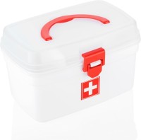 Wareex Plastic Portable Medicine Box Family First Aid Kit Medicine, Multi Purpose Box First Aid Kit(Home, Sports and Fitness, Vehicle, Workplace)