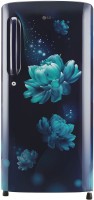 View LG 190 L Direct Cool Single Door 3 Star Refrigerator(BLUE, GL-B201ABCD)  Price Online