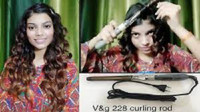 Pink Tokri V&G 228 Professional Hair Curling Ceramic Machine(Professional's first choice)30 Electric Hair Curler(Barrel Diameter: 8 cm)