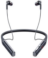 vishnu electronics Bluetooth Wireless Neckband Earphone with Mic and Memory Card Bluetooth Headset(Black, In the Ear)