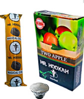 CHESS Lifestyle Mr. Hookah Apple flavour and charcoal with 2 foil paper 1 Double Apple Hookah Flavor(50 g, Pack of 2)