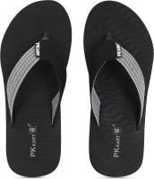PKKART Men Casual Comfort stylish Black Slipper (Pack Of 1) Flip Flops(Black 7)