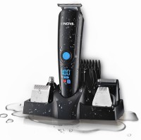NOVA NG 1155 Digital Waterproof  Runtime: 170 Mins Trimmer for Men(Black)