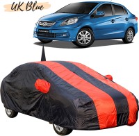 UK Blue Car Cover For Honda Amaze (With Mirror Pockets)(Multicolor, For 2011, 2012, 2013, 2014, 2015, 2016, 2017 Models)