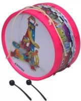 3 Jokers MUSICAL DRUM TOY FOR KIDS|MUSICAL DHOL WITH 2 STICKS AND HANGING THEARD(Multicolor)