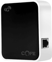 COFE 4G Sim Router with LAN Port, Support All GSM Sim with 200 Mtr Range, Speed 300 Mbps 4G Router(Black, White, Single Band)