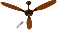 Superfan Super X1 Treeze 48" Super Energy Efficient 35W BLDC Ceiling Fan - 5 Star Rated 1200 mm BLDC Motor with Remote 3 Blade Ceiling Fan(Brown, Pack of 1)