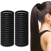 Saavi Beauty Products Black Hair Rubber Bands For Women And Girls (Black 30 pcs) Rubber Band(Black)