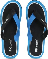 PKKART Men Casual Comfort Hawai Slippers(Blue 6)