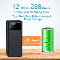 JAISWAL ELECTRONIC 4K Portable Mini Voice Recorder Digital 7 Days Continues Recording with Sing 32 GB Voice Recorder(6 inch Display)