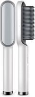 JPRO Heating Hair Straightening Brush Ceramic Protection 34W Straightener Hair Straightener Brush(White)