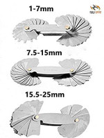 Krost radius gauge set 1-25mm Radius Gauge