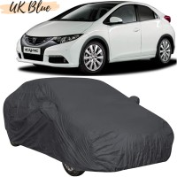 UK Blue Car Cover For Honda Civic (With Mirror Pockets)(Grey, For 2006, 2007, 2008, 2009, 2010, 2011, 2012, 2013, 2014, 2015, 2016 Models)