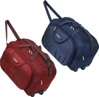 AZONE DUFFLE LUGGAGE (Expandable) Stylish and Spacy Wheel DUFFLE BAG (2PCS COMBO) Duffel With Wheels (Strolley)