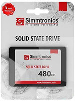 THEMOBICASE Hard Drive Sata 480 GB All in One PC's, Laptop Internal Solid State Drive (SSD) (Simmtronics SSD Hard Drive 480 GB Sata)(Interface: SATA, Form Factor: 2.5 Inch)