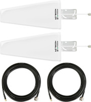 Netboon 4G External LPDA Antenna for 4g Routers with 12+12 Meter HLF 200 Antenna Amplifier