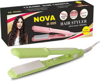 BAZER (NOVA) AT-8006B Women's MINI hair Crimper Styler Machine Hair Styler(Green)