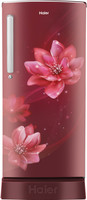 Haier 192 L Direct Cool Single Door 2 Star Refrigerator with Base Drawer(Red Peony, HED-191TPRP-E)