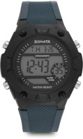 Sonata 77033PP03 Superfibre Digital Watch For Men