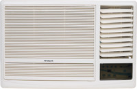 Hitachi 1.5 Ton 3 Star Window AC  - White(RAW318HFDO, Copper Condenser)