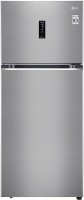 LG 423 L Frost Free Double Door Top Mount 3 Star Convertible Refrigerator(Shiny Steel, GL-T422VPZX)   Refrigerator  (LG)