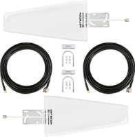 Netboon LPDA MIMO WIFI External Antenna Kit for 4G LTE Routers with 15+15 Meter Cable Antenna Amplifier