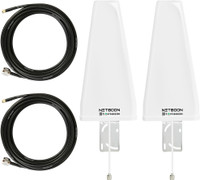 Netboon 4G External LPDA MIMO Wifi Antenna Kit for 4G Routers with LMR 400 Cable Antenna Antenna Amplifier