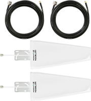 Netboon Mimo 4G Outdoor LPDA Antenna for 4g Routers with 15+15 Meter HLF 400 Antenna Antenna Amplifier
