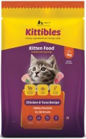 Wiggles Kittibles Kitten Food Dry Kitty, 1kg, 1-12 months - Baby Cats Chicken Fish Food Chicken 1 kg Dry New Born, Young Kitten Food